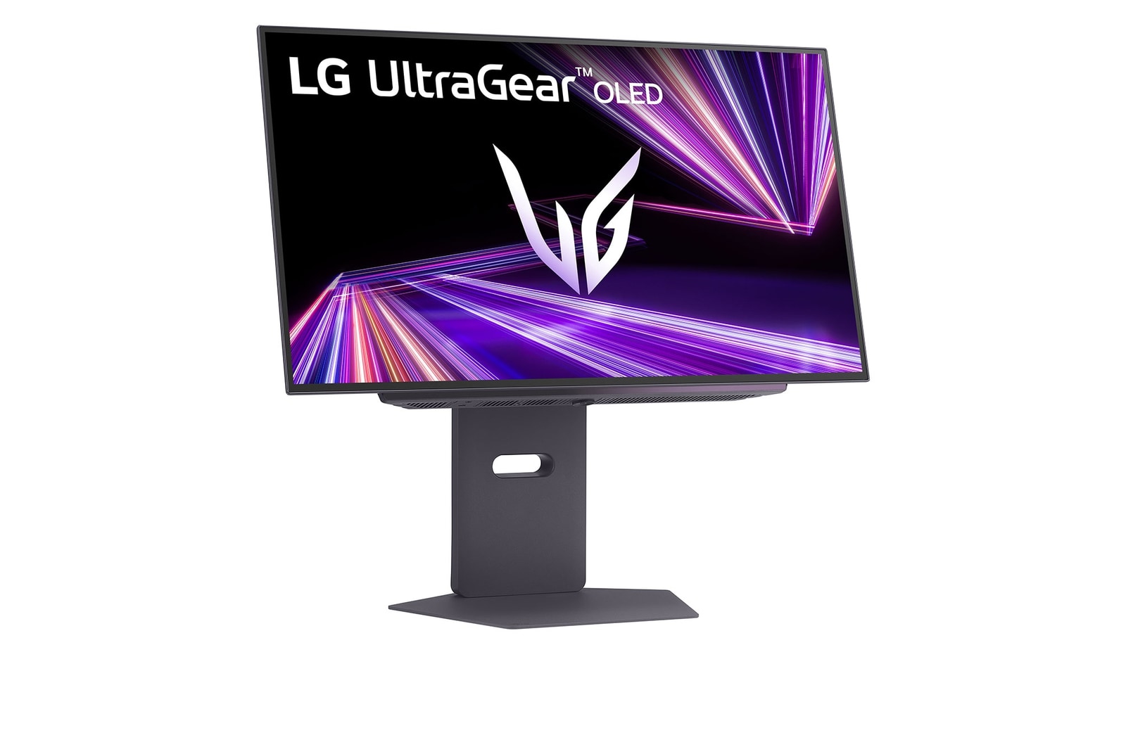 +15 degree side view of a tilted monitor