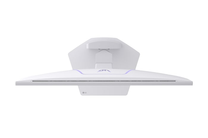 side view of a tilted monitor