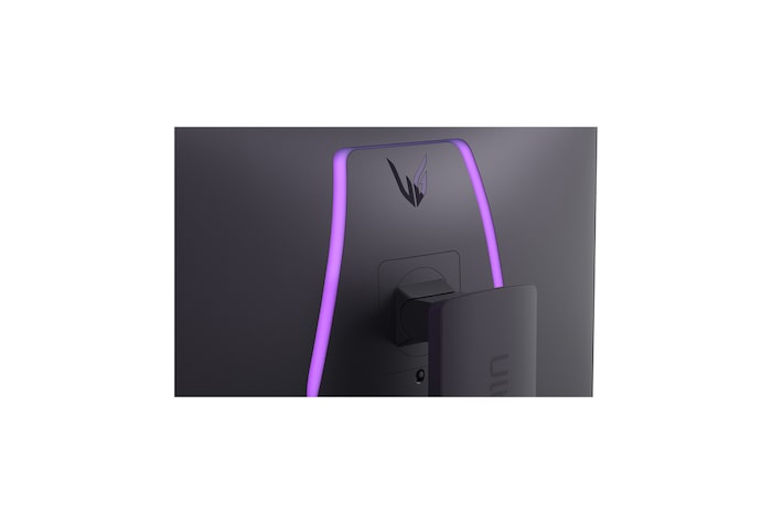 close-up view of the rear emblem