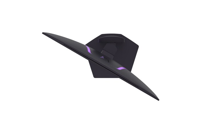 +30 degree swivel monitor top view