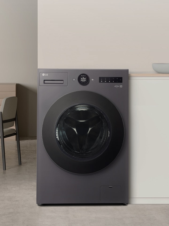 It shows the image of the interior of the washing machine	