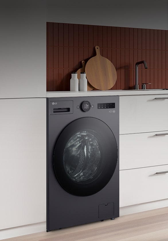 It shows the image of the interior of the washing machine