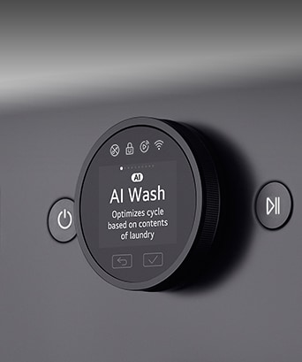 It shows the image of the interior of the washing machine