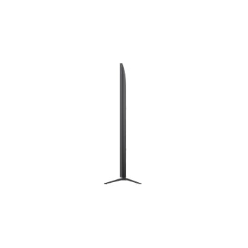 Left-facing side view of LG QNED70 TV 