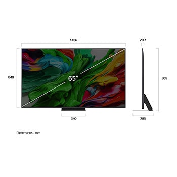 LG 65 Inch LG QNED evo AI QNED86 MiniLED 4k Smart TV 2025, 65QNED86ASA