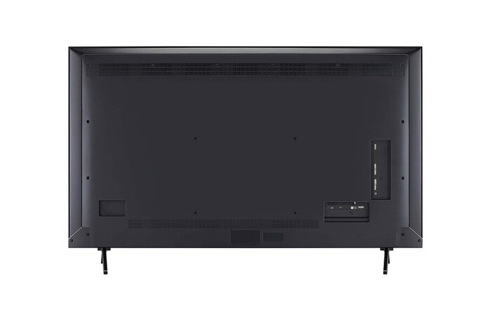 Rear view of LG QNED evo QNED92 TV.