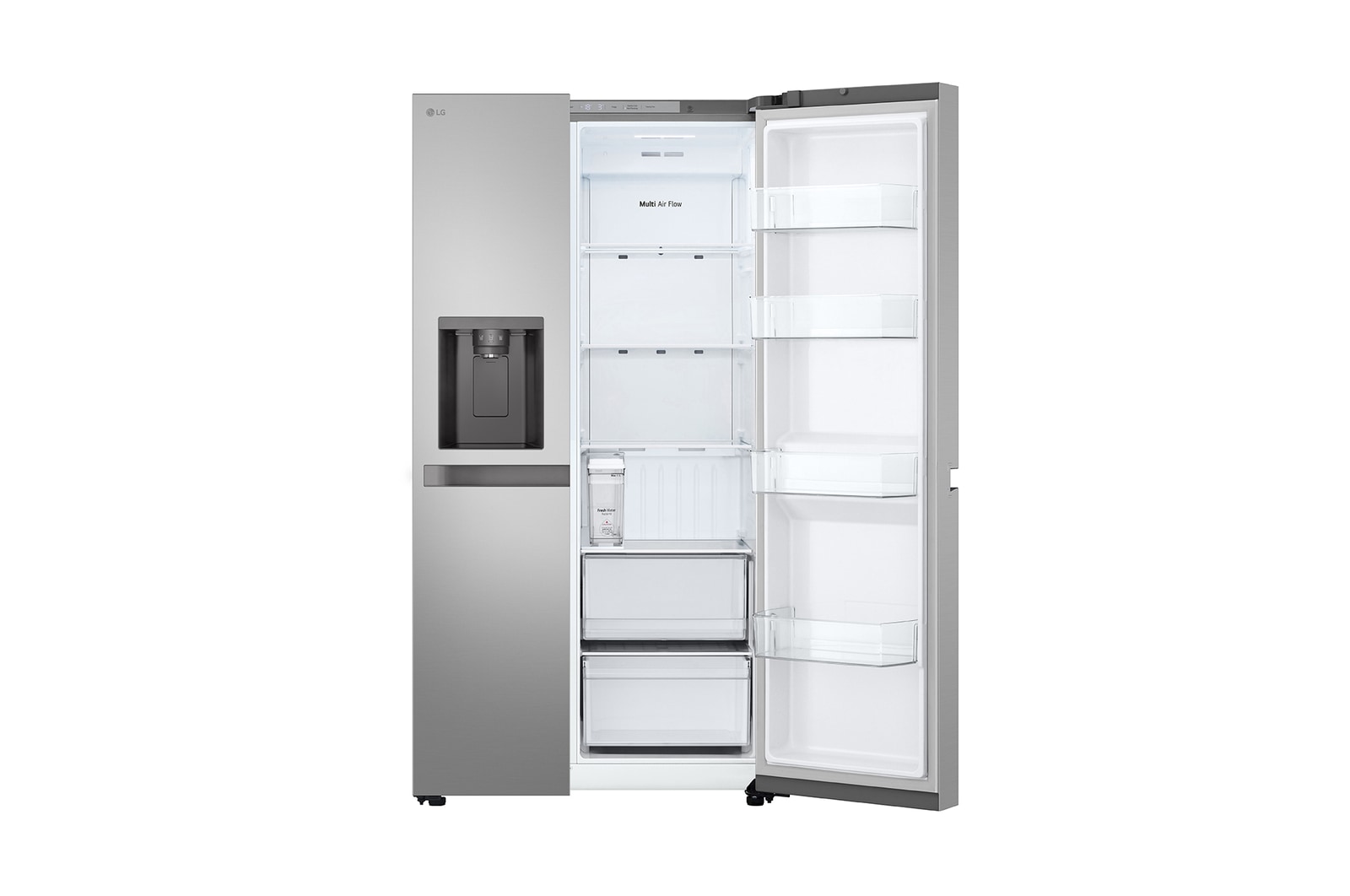 front with right side door open without food