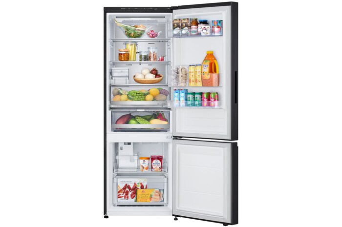 front open view with food stored