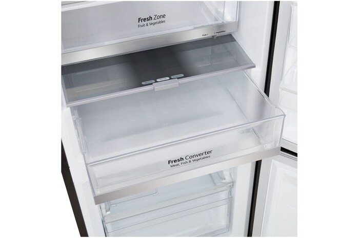 detailed view of the interior drawers