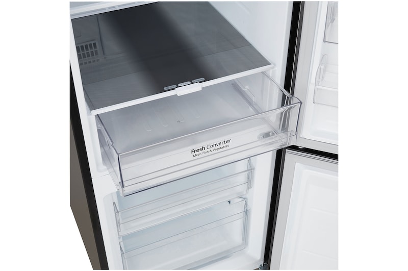 detailed view of the interior drawers