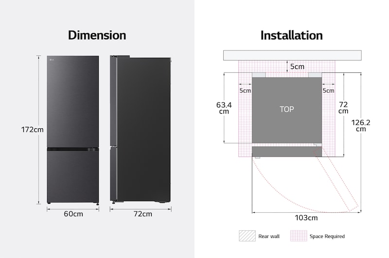 image for dimensions and inatallation