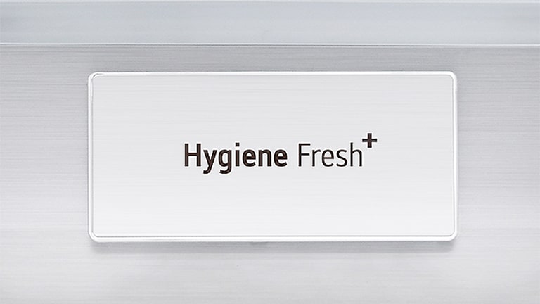 Close up view of the air vent for hygiene fresh plus inside the lg french door refrigerator with insta view.