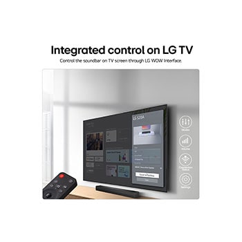 USP card: WOW Interface Integrated control of your soundbar on LG TV
