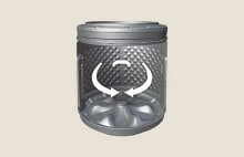 Rubbing washing motion