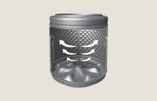 Compressing washing motion