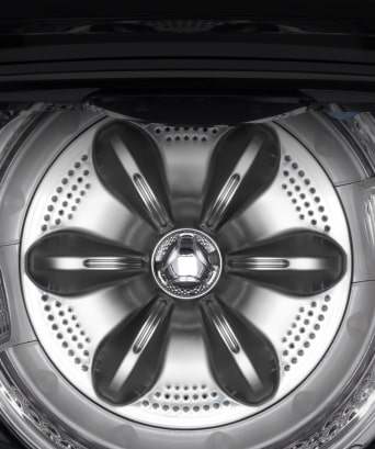 LG top load washing machine's stainless steel tub