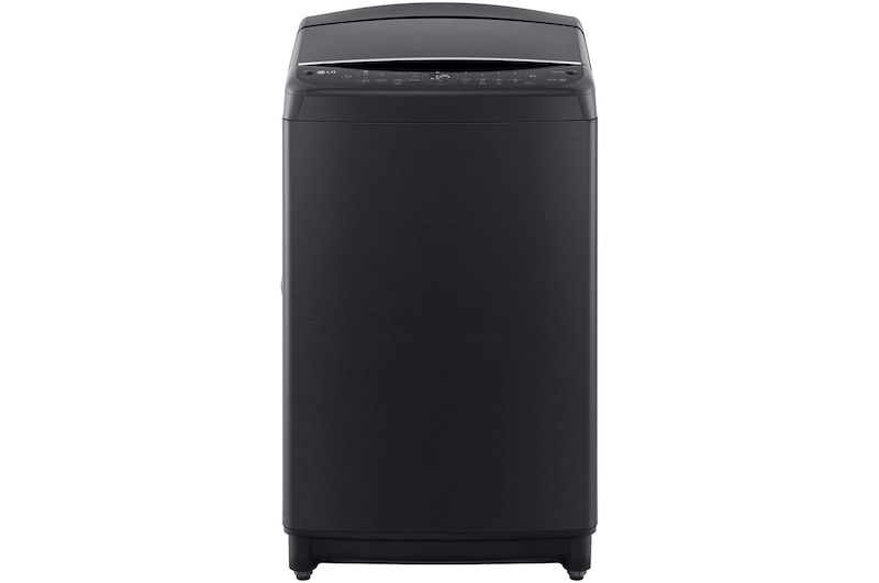 Front view of 9kg Top Load Washing Machine Platinum Black - AI DD™, 6 Motion™, TurboWash™,Allergy Care ({Sales Model Code})