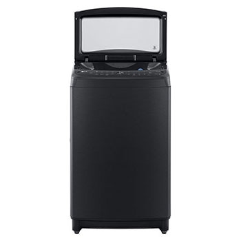 front open view of LG top load washing machine