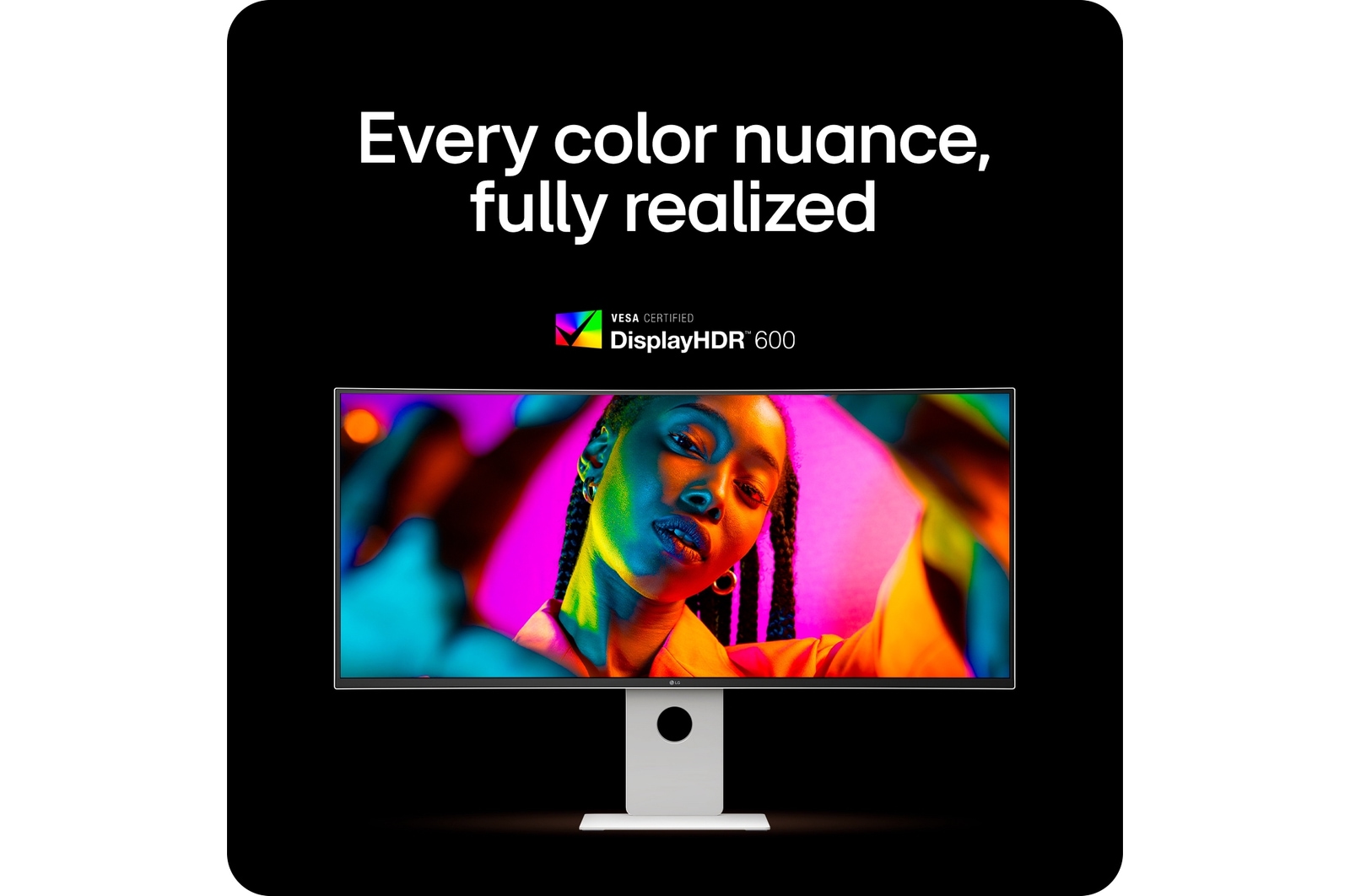 USP card: VESA certified Display HDR 600