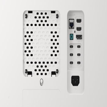 Rear view with stand disassembled