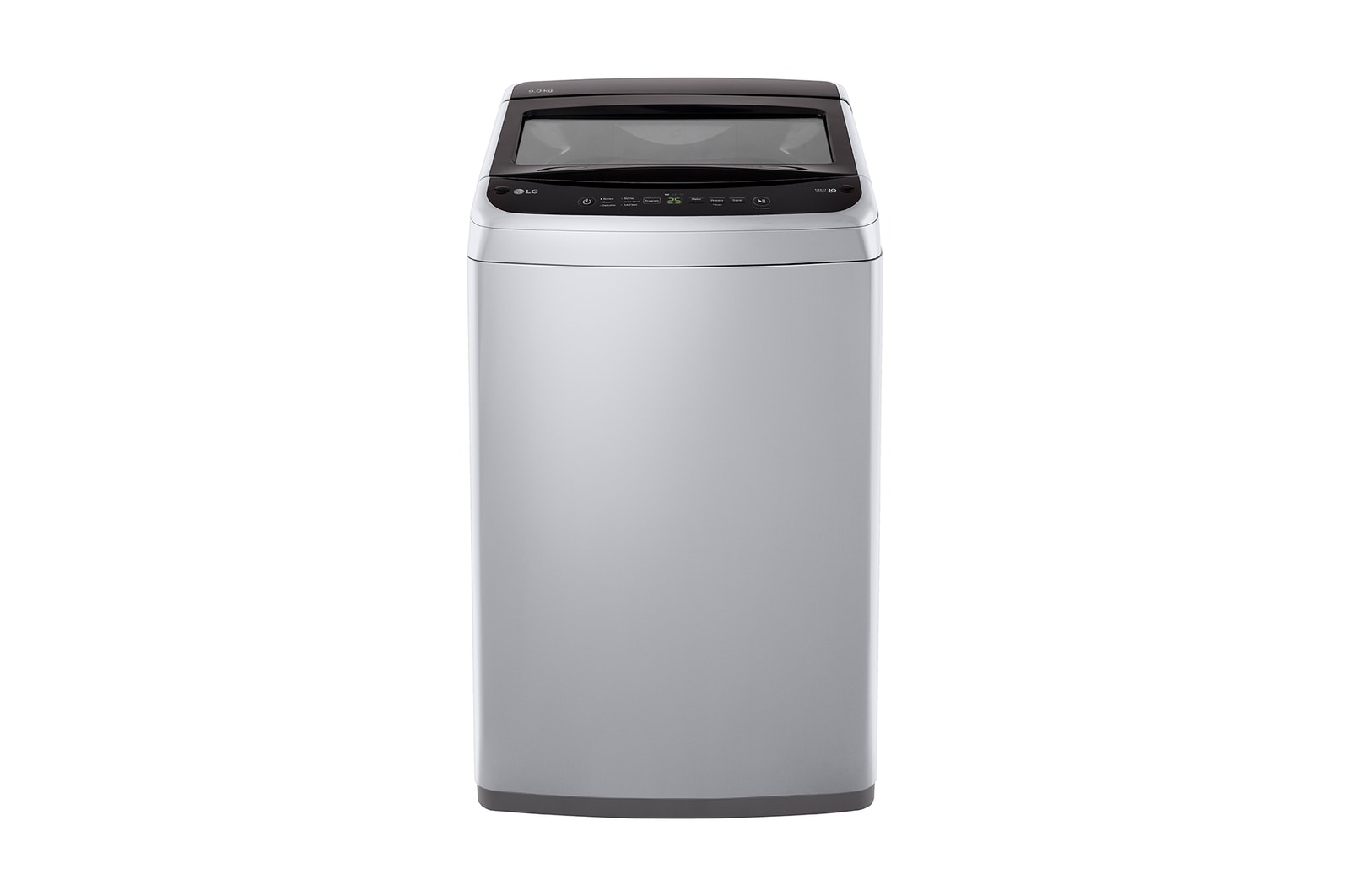 Front view of 9KG Top Load Washing Machine in Middle Free Silver TurboDrum™ T2109VBTM