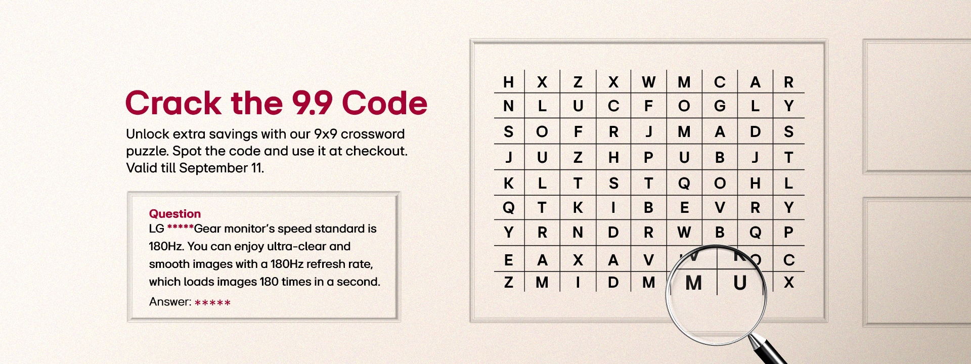 9.9 Crossword Puzzle - 1st batch
