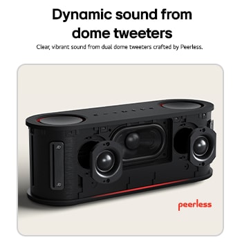 USP card: Dual dome tweeters