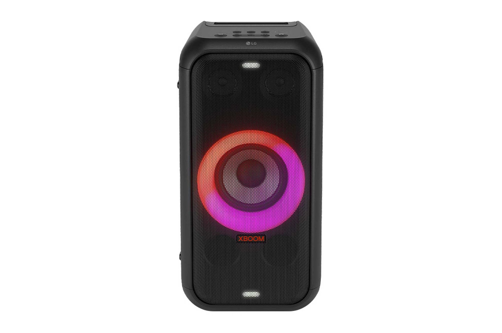 Front view with all lighting on.