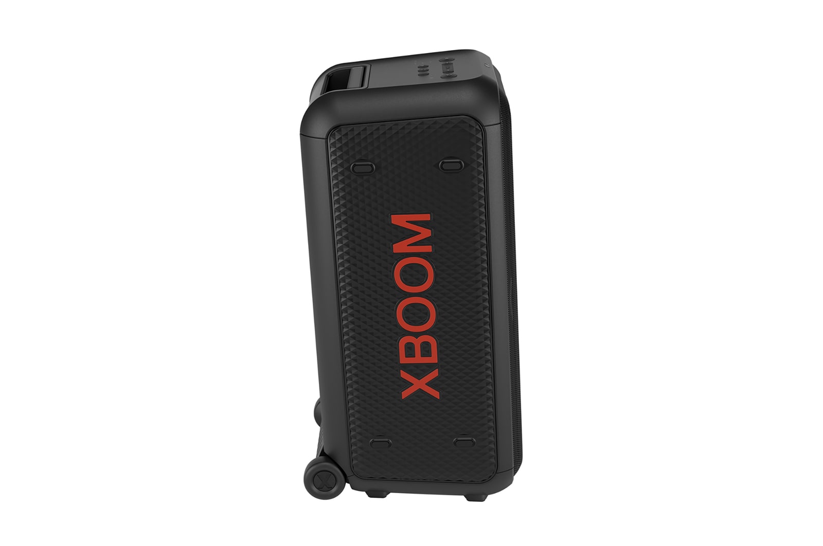 Front view of right side. XBOOM logo is attatched.