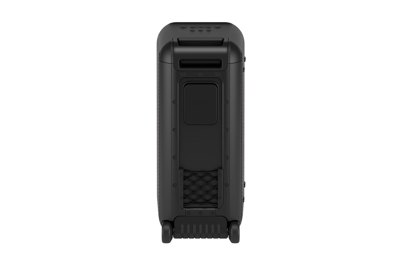 Front view of back side.