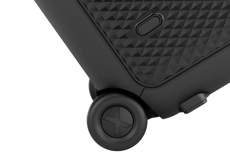 Close up of a wheel.