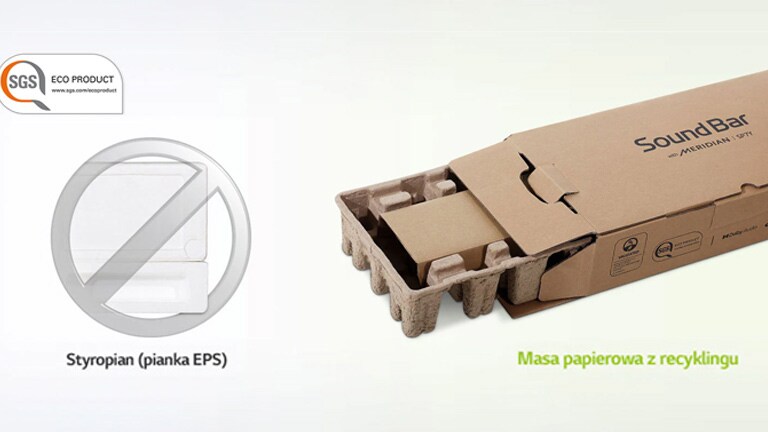 Opakowanie wykonane z masy papierowej z recyklingu1