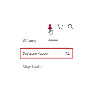2) Sprawdź listę dostępnych kuponów
