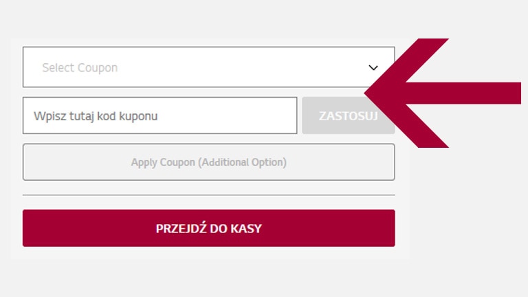 Kupowanie produktu z kuponem1