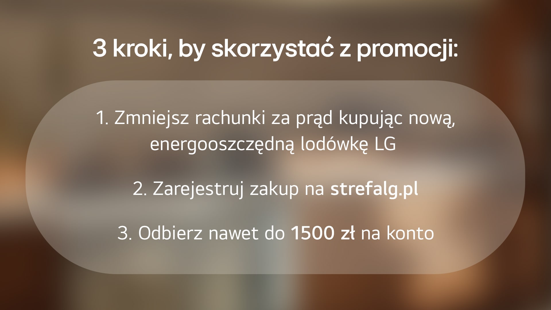 3 kroki, by skorzystać z promocji