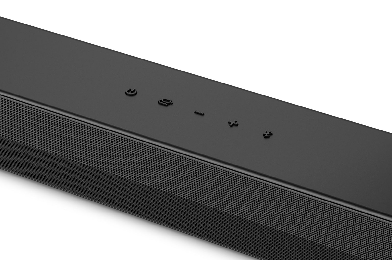 Widok z góry, pod kątem na środek LG Soundbar S40TR