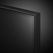 Zbliżenie na górną krawędź telewizora LG QNED TV, QNED89