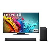 Oferta w zestawie: 65&#34; QNED AI TV 65QNED87T z soundbarem S70TY 65QNED8-S70.BUNDLE - widok z przodu