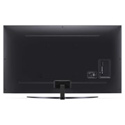 Widok z tyłu na telewizor LG UHD, UT81