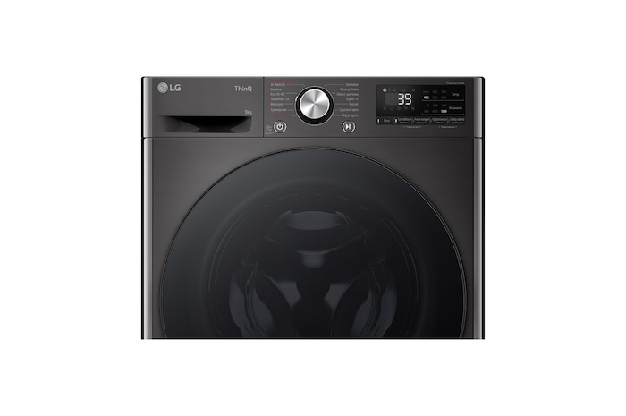 LG Pralka LG Vivace | R700 | czarna | slim 9 kg | 1200 rpm | Steam | TurboWash 360 | ThinQ | AIDD | F2W9S72YZ, F2W9S72YZ