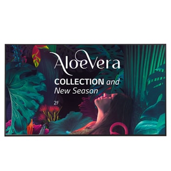 Front view of UHD Signage 75UH5N-M