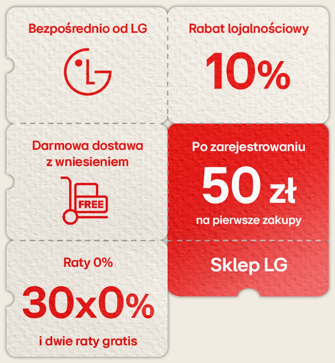 Zalety kupowania w oficjalnym Sklepie LG