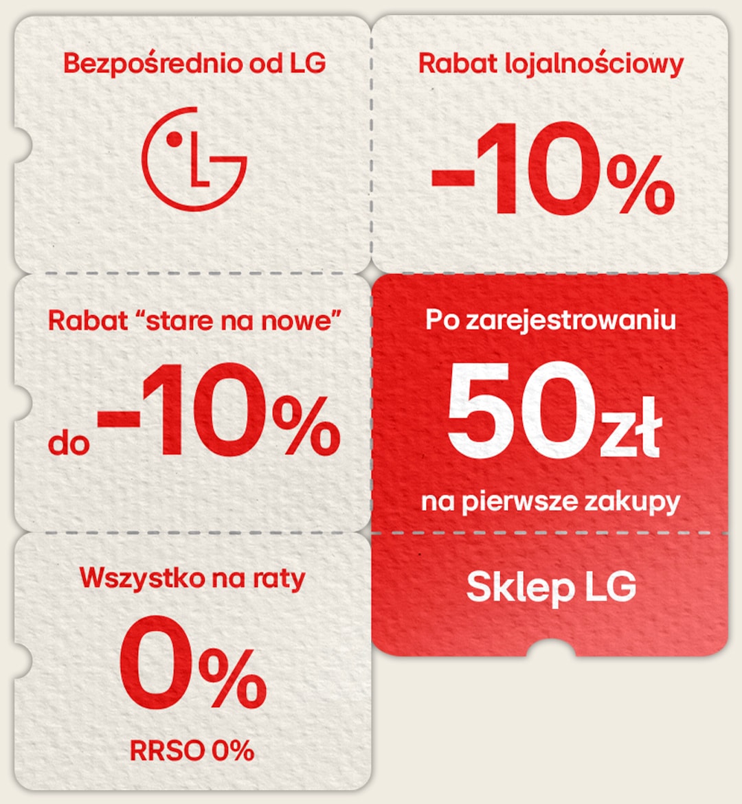 Zalety kupowania w oficjalnym Sklepie LG