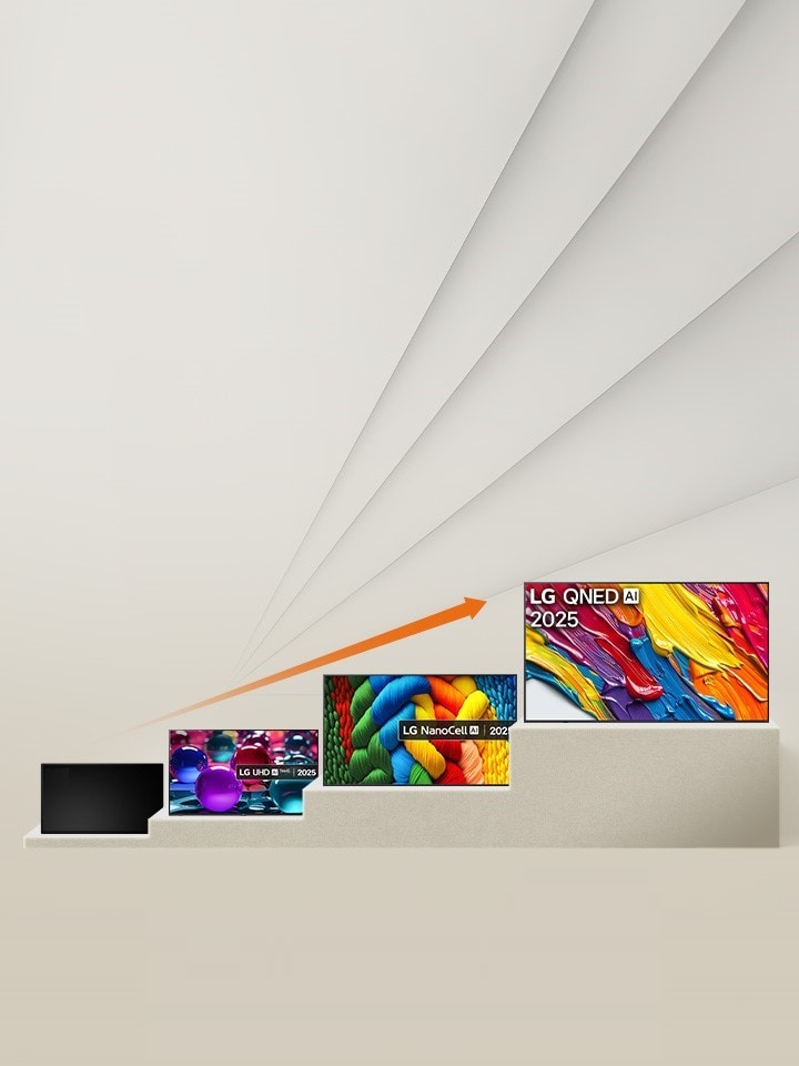 Upgrade to larger LG TV models and enjoy bigger savings, with discounts increasing by screen size.
