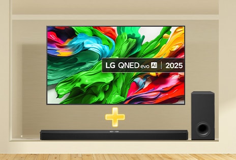 Kup telewizor LG QNED evo AI 2025 i otrzymaj soundbar w niższej cenie