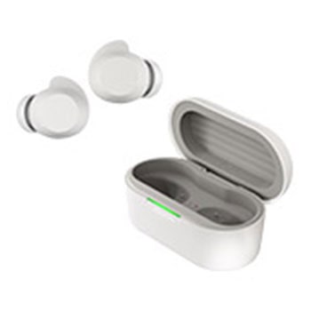 cradle rear view with earbuds apart