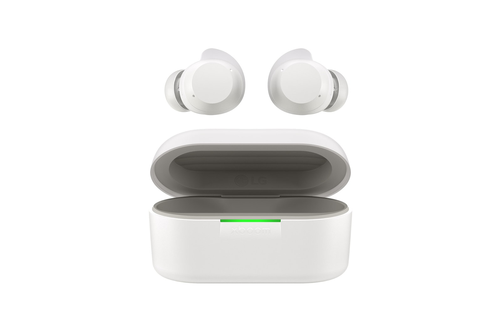 front view with earbuds apart