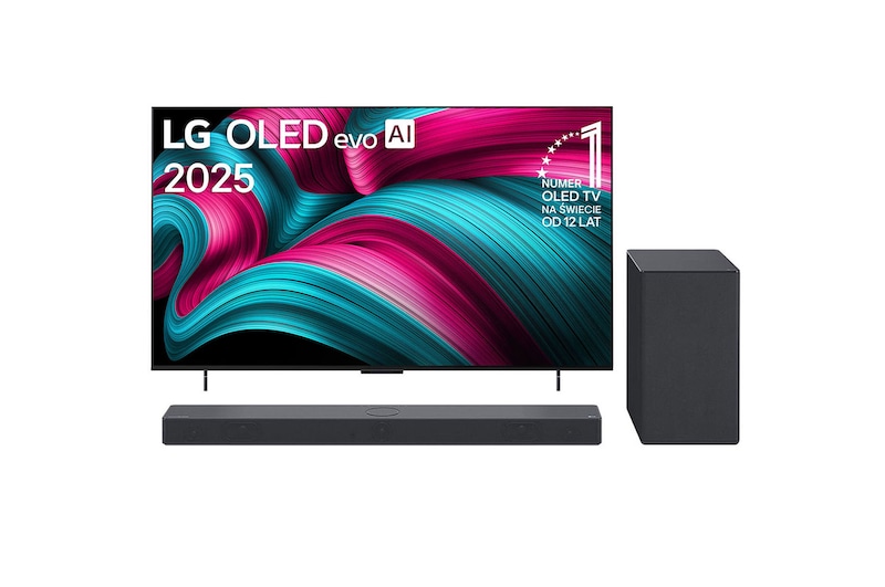 TV and Soundbar bundle front view