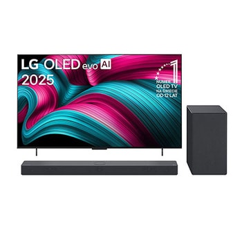 TV and Soundbar bundle front view