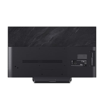 Tylni widok na LG OLED evo AI C5 4K Smart TV.